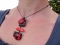 Collier Nouchka rouge et noir