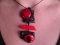 Collier Nouchka rouge et noir