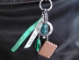 Pampilles de sac ou Portes clés Biscuit - Turquoise