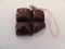 Bijoux de téléphone chocolat croqué scrap rose